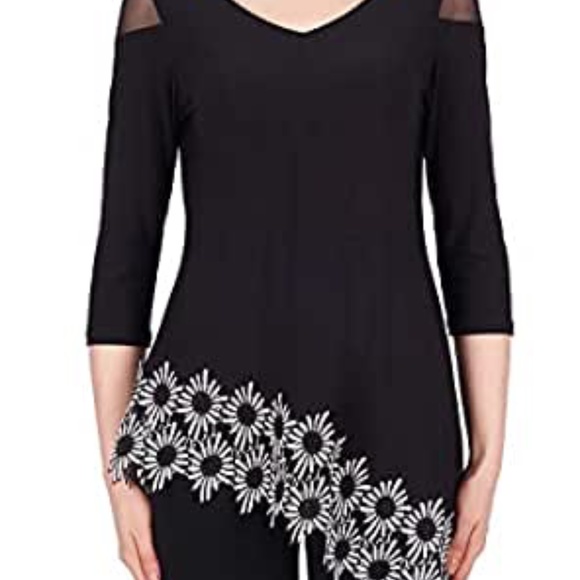 Joseph Ribkoff Tops - Joseph Ribkoff Top Swing Tunic Black Knit NWT 22